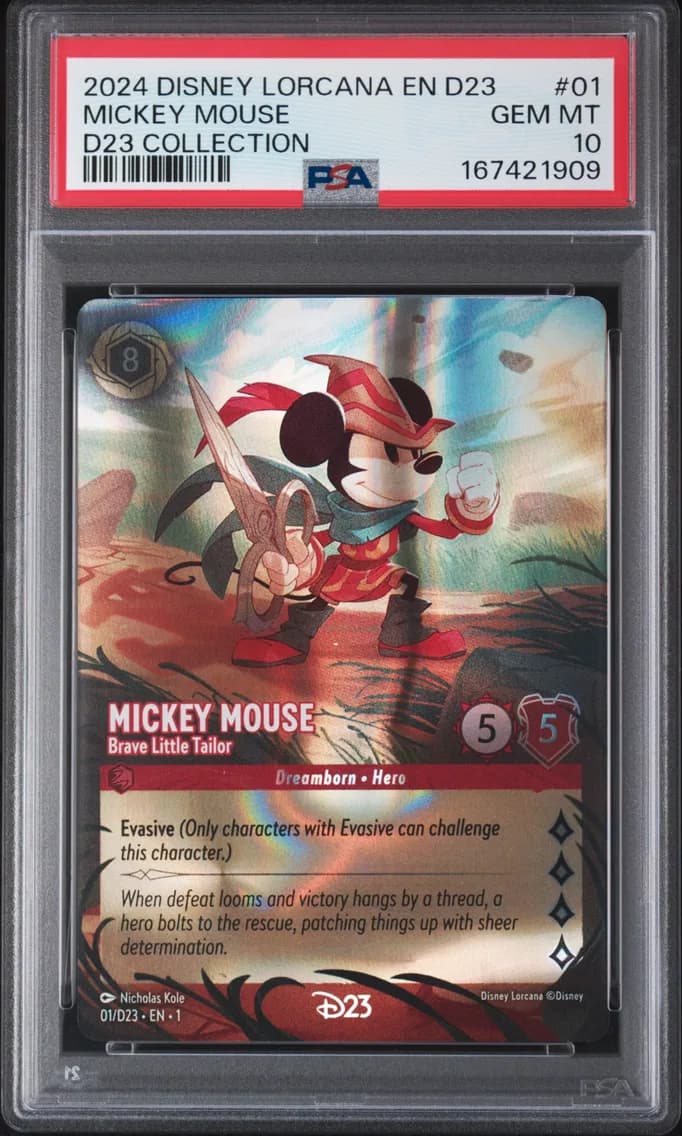 Mickey Mouse - Brave Little Tailor, PSA 10