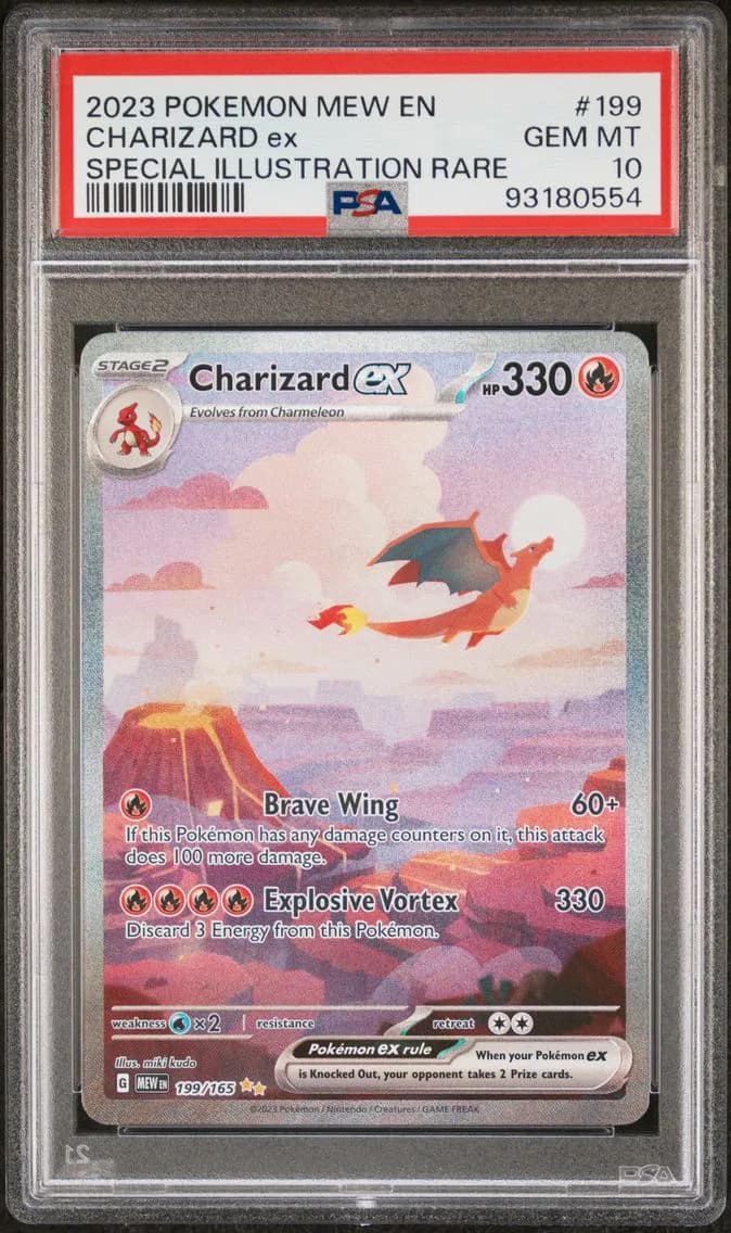 Charizard EX, PSA 10