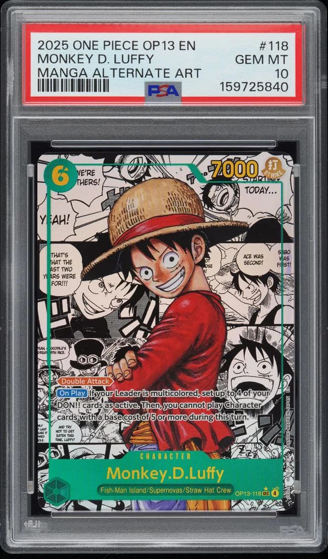 Monkey D. Luffy, PSA 10