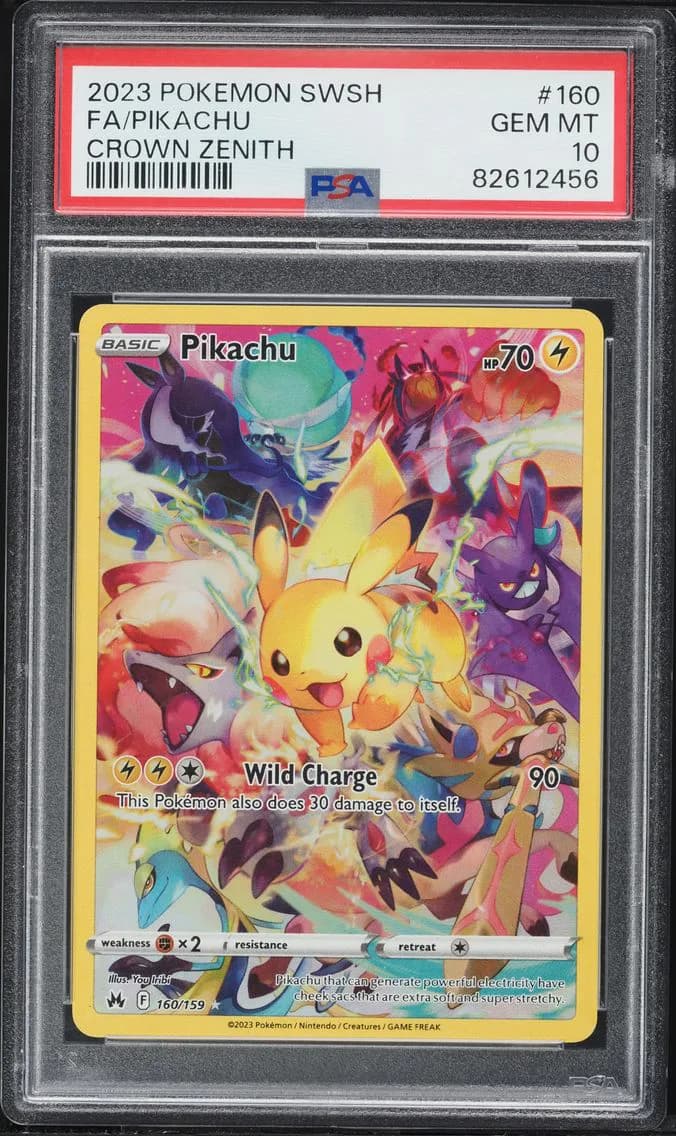Full Art/Pikachu, PSA 10