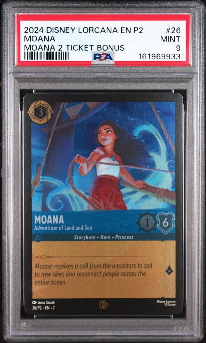 Moana - Adventurer of Land and Sea, PSA 9