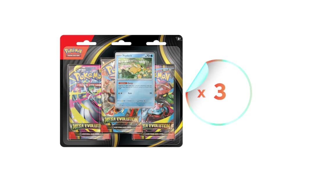 x3 Mega Evolution 3-Pack Blister, 