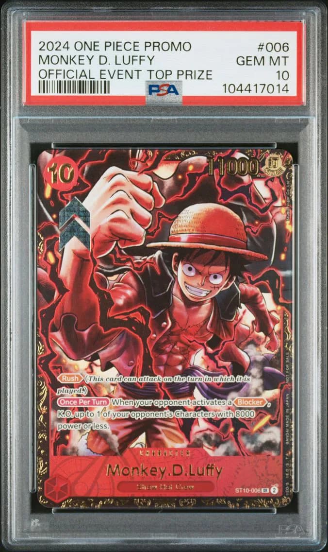 Monkey D. Luffy, PSA 10