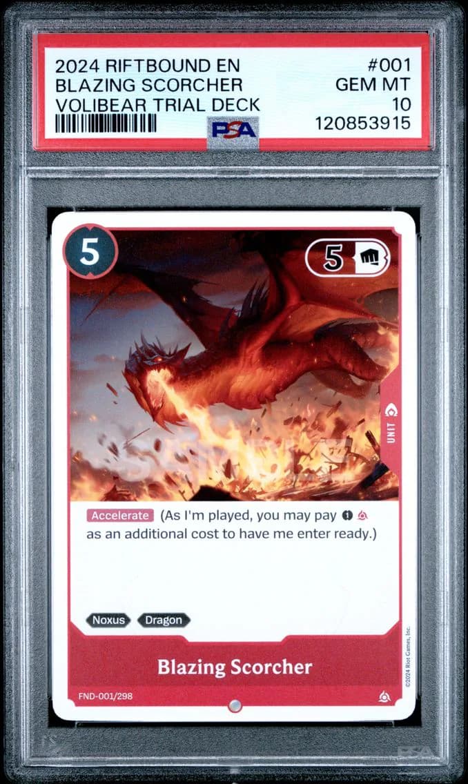 Blazing Scorcher, PSA 10