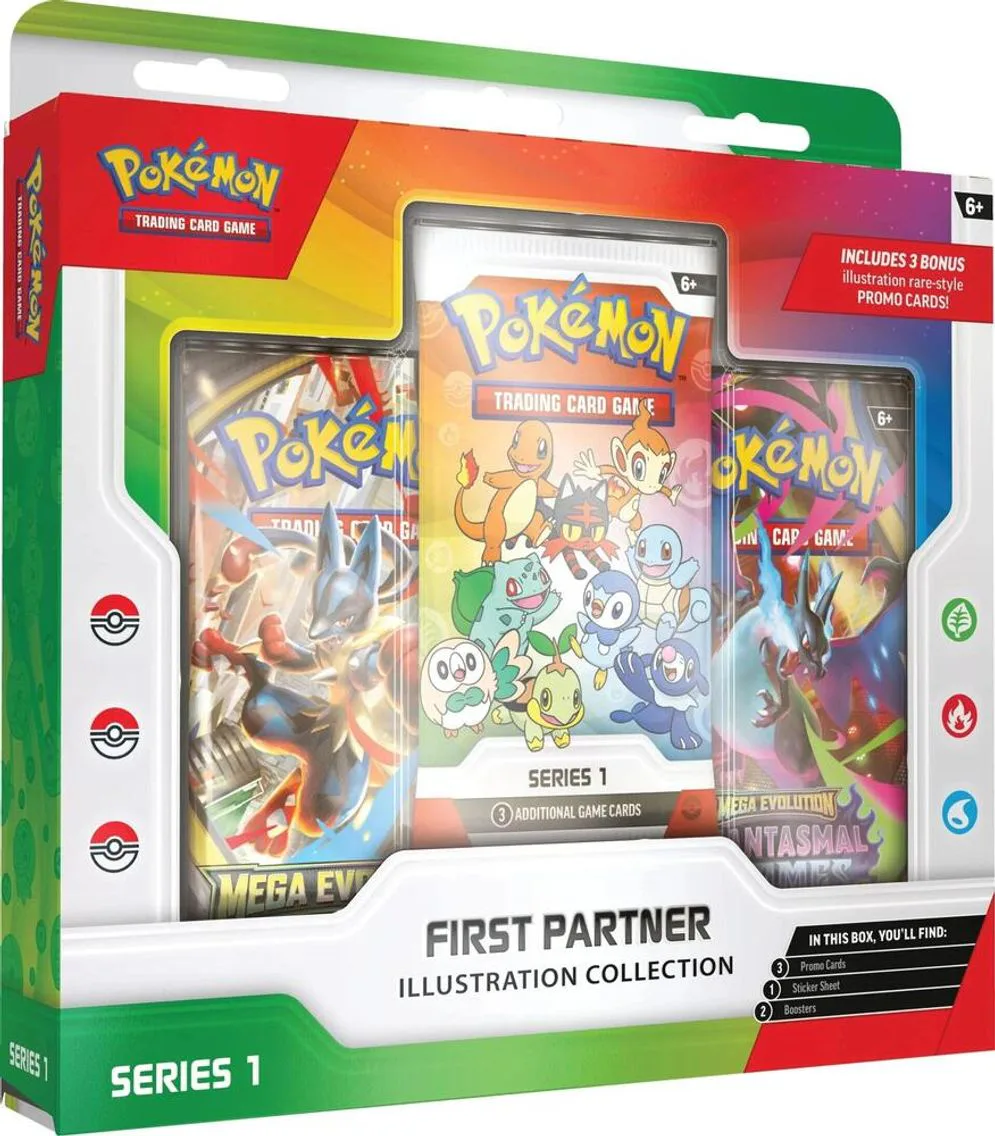 Pokemon TCG: First Partner Illustration Collection - Series 1, 