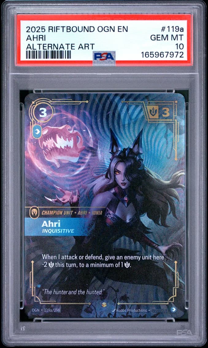 Ahri - Inquisitive, PSA 10