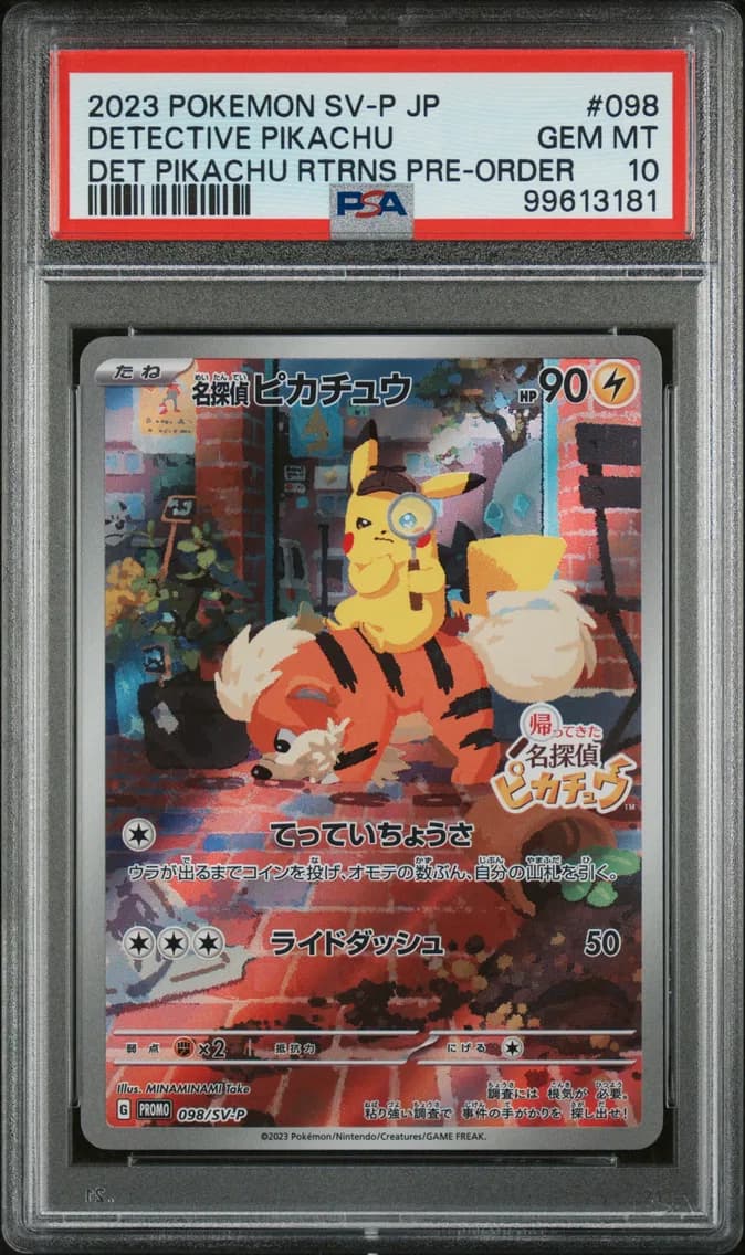 Detective Pikachu, PSA 10