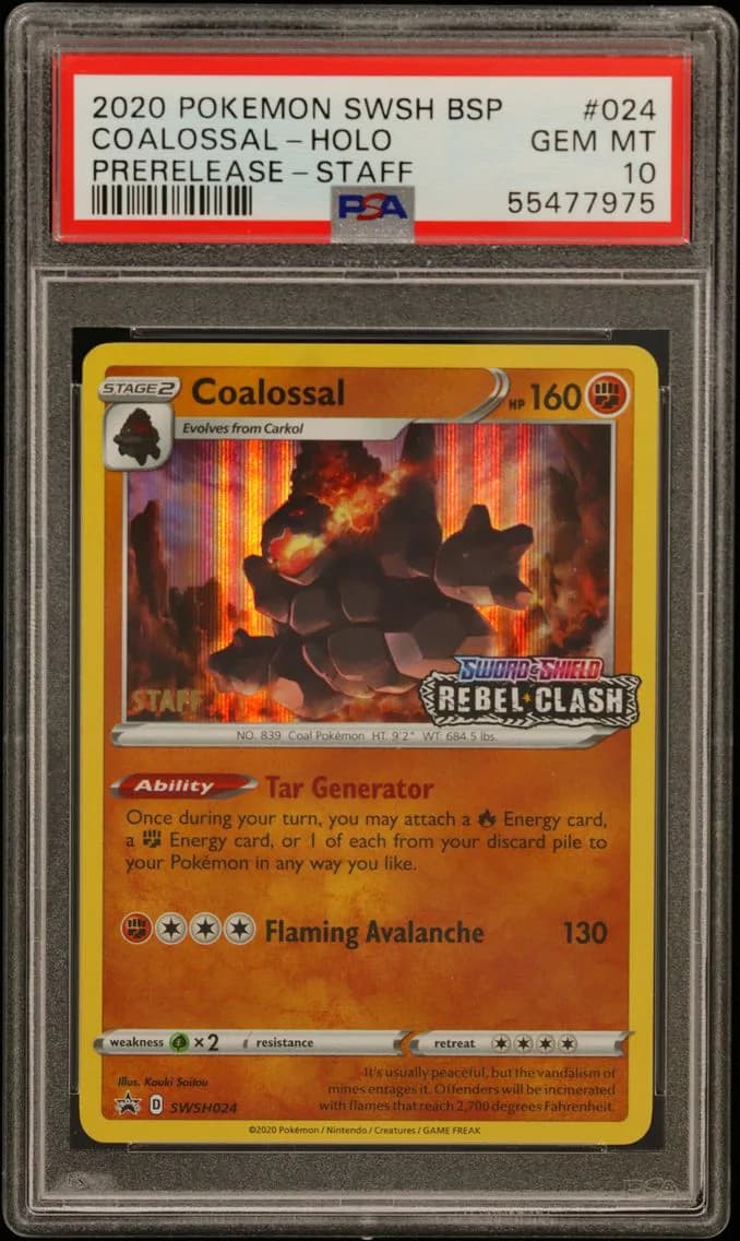 Coalossal-Holo, PSA 10