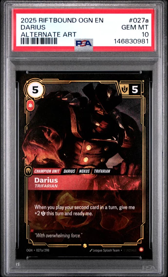 Darius - Trifarian, PSA 10