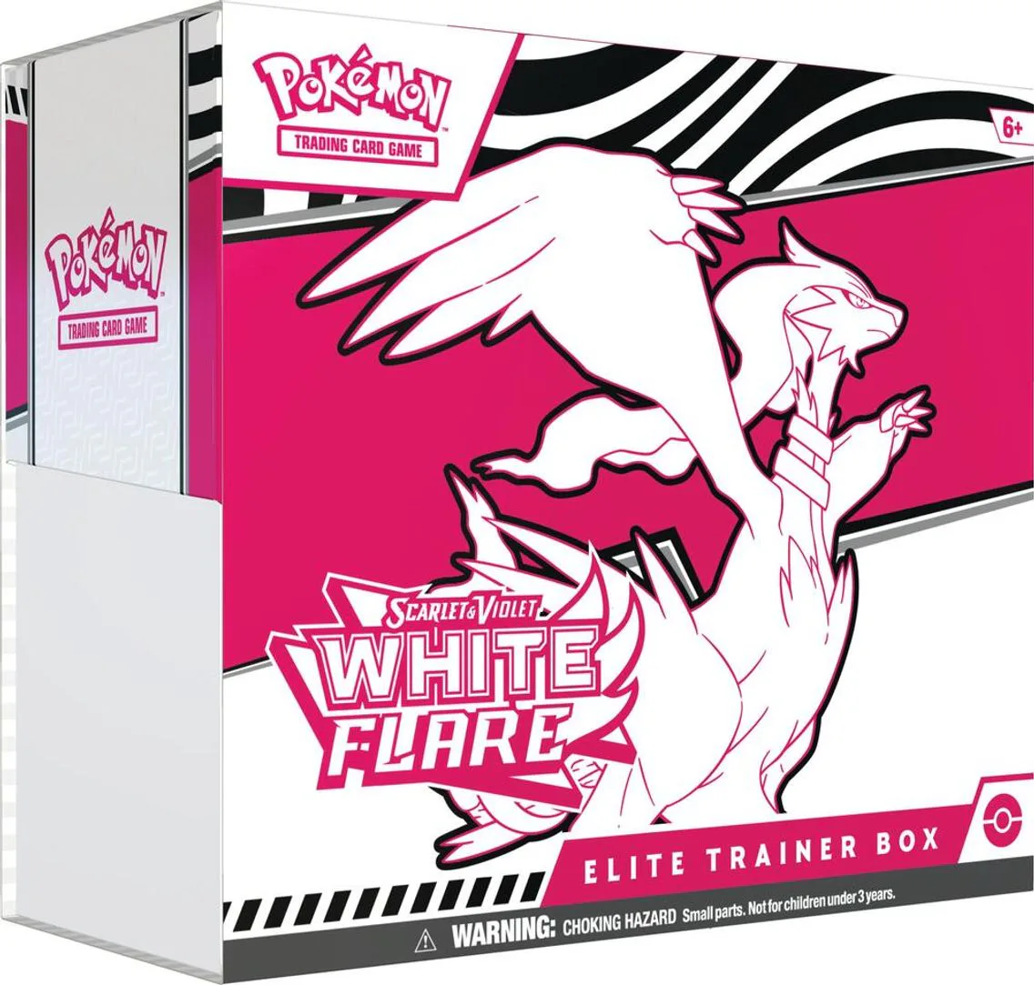 Pokemon TCG Scarlet & Violet 10.5 White Flare Elite Trainer Box, 