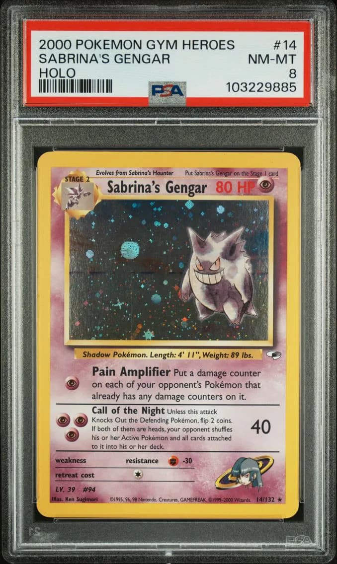 Sabrina's Gengar, PSA 8