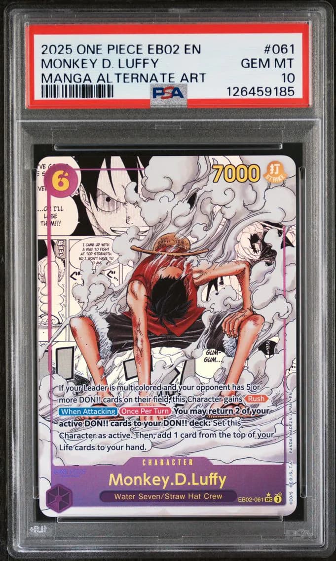 Monkey D. Luffy, PSA 10