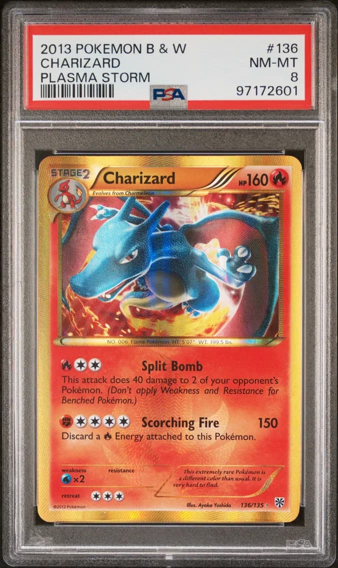 Charizard, PSA 8