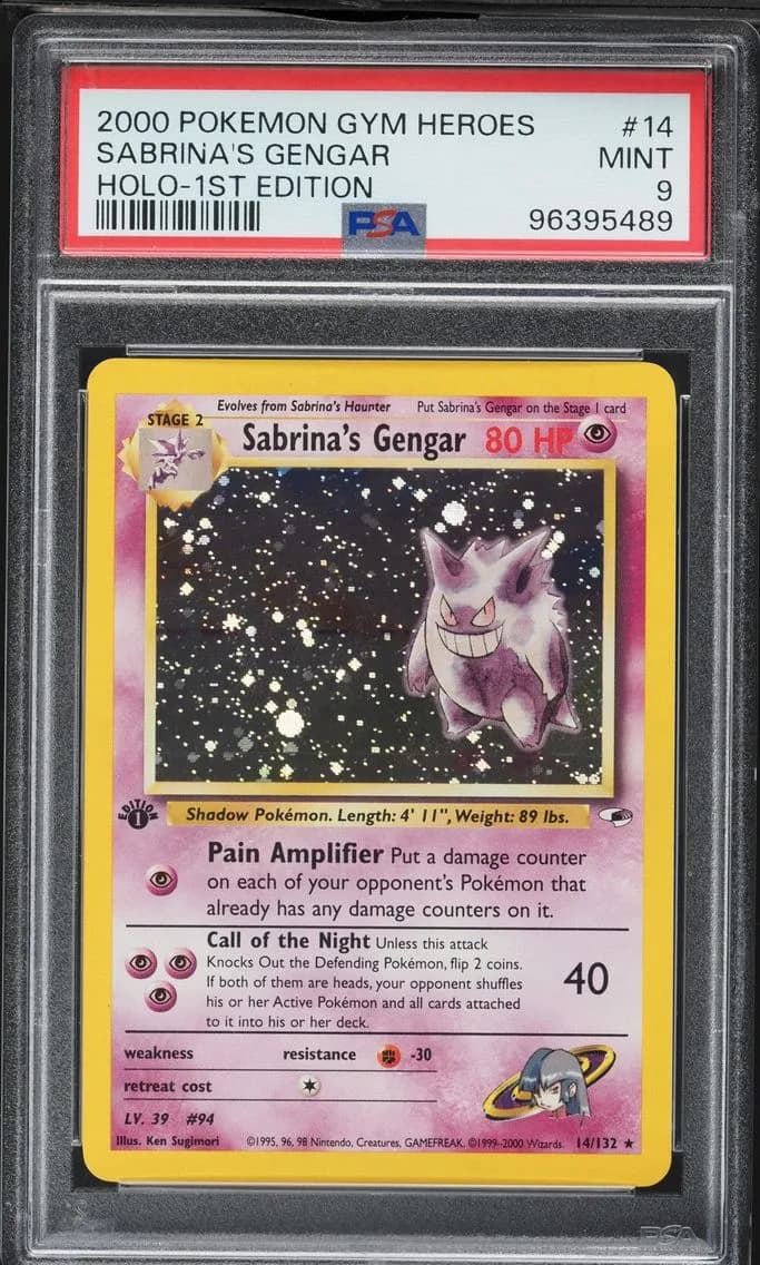 Sabrina's Gengar, PSA 9