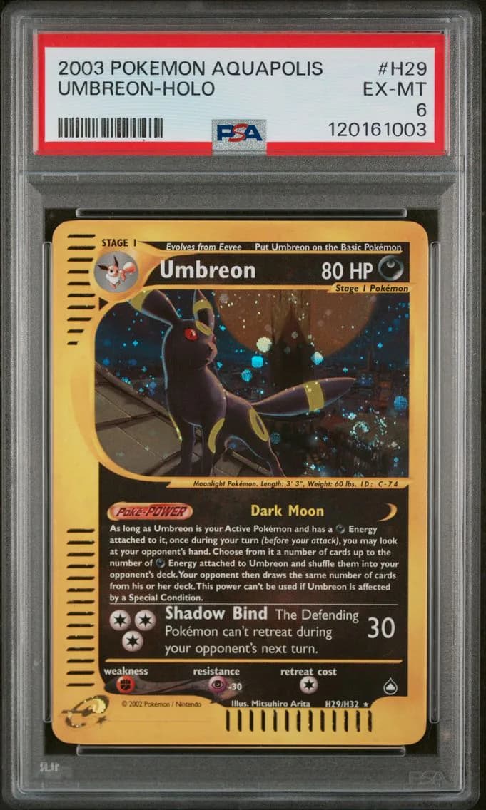 Umbreon-Holo, PSA 6