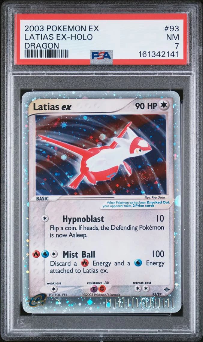 Latias EX-Holo, PSA 7