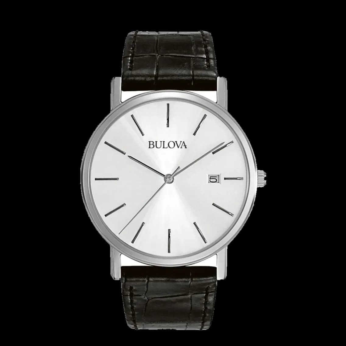 Bulova Classic 37mm - Silver on Leather Strap, TEDDY BALDASSARRE 10