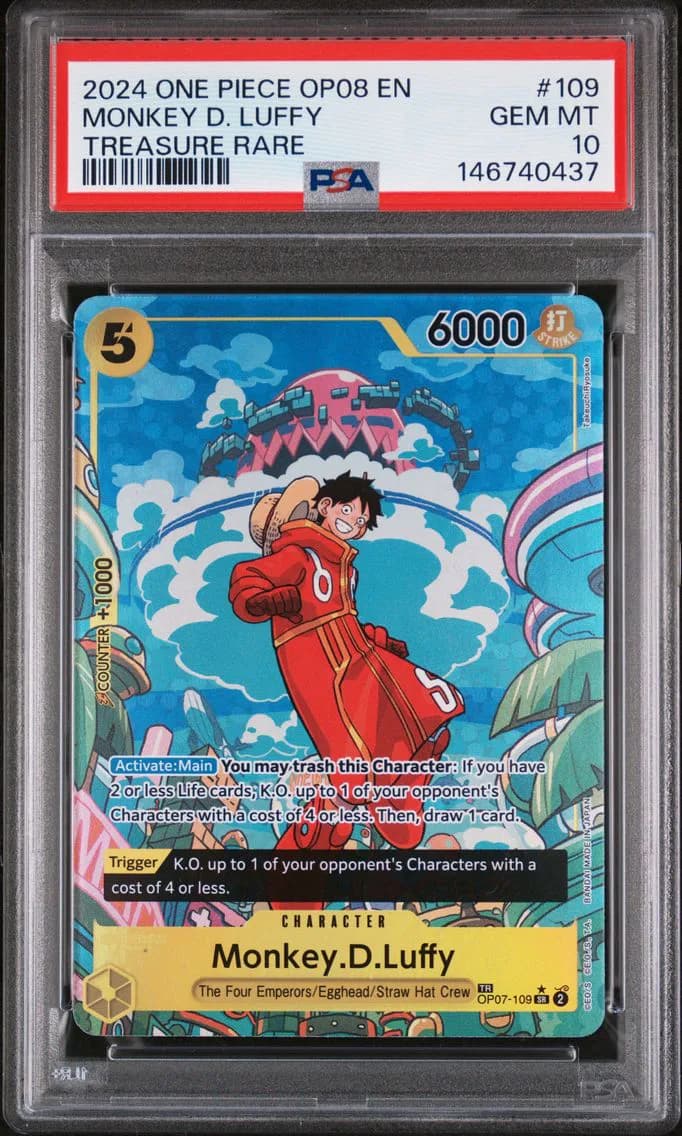 Monkey D. Luffy, PSA 10