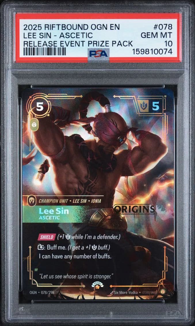 Lee Sin - Ascetic, PSA 10