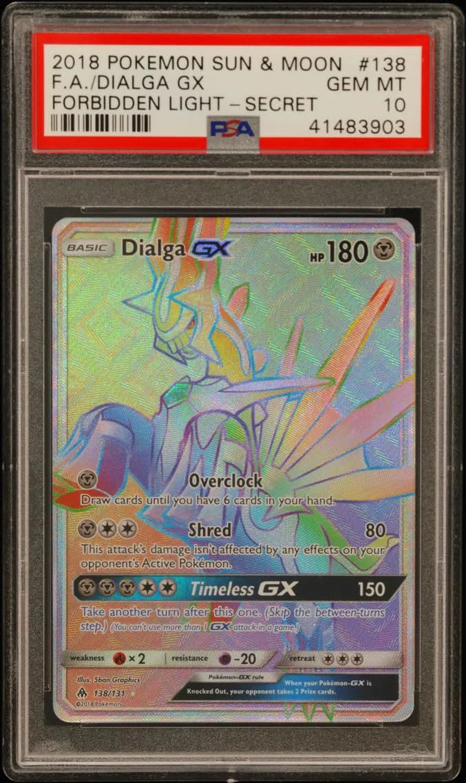 Full Art/Dialga GX, PSA 10