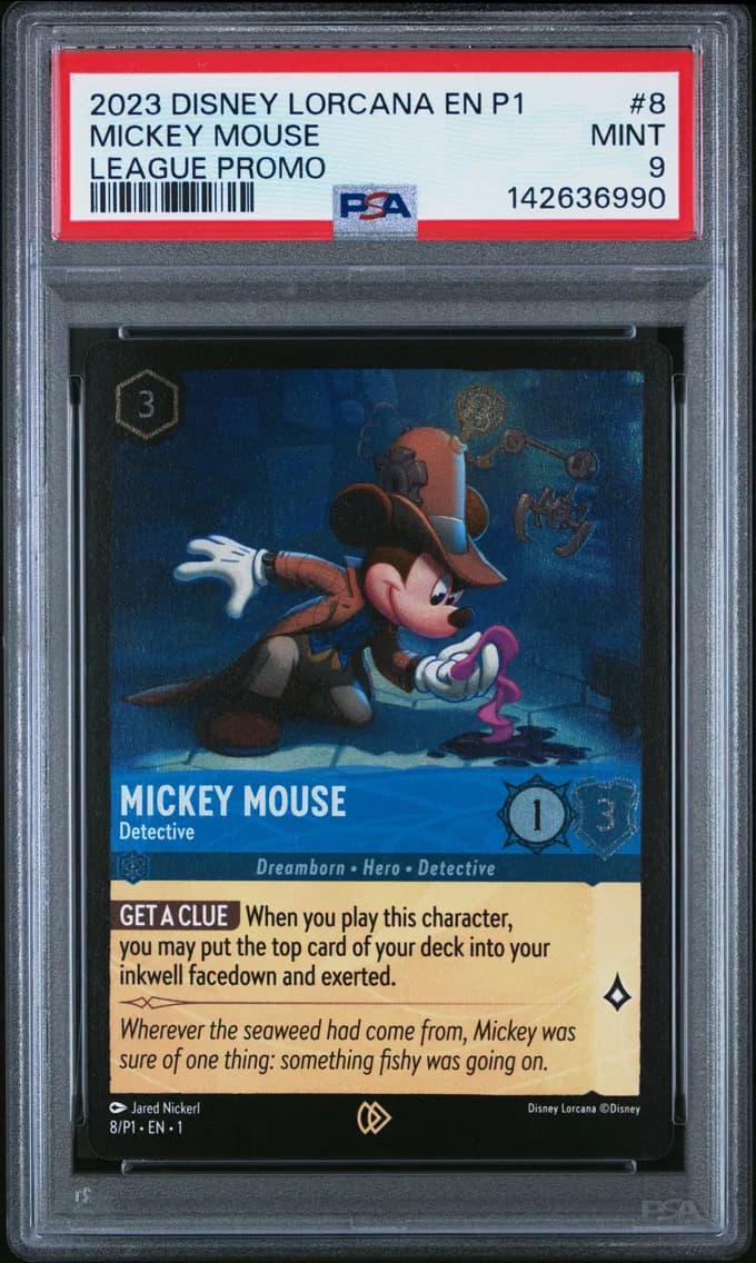 Mickey Mouse - Detective, PSA 9