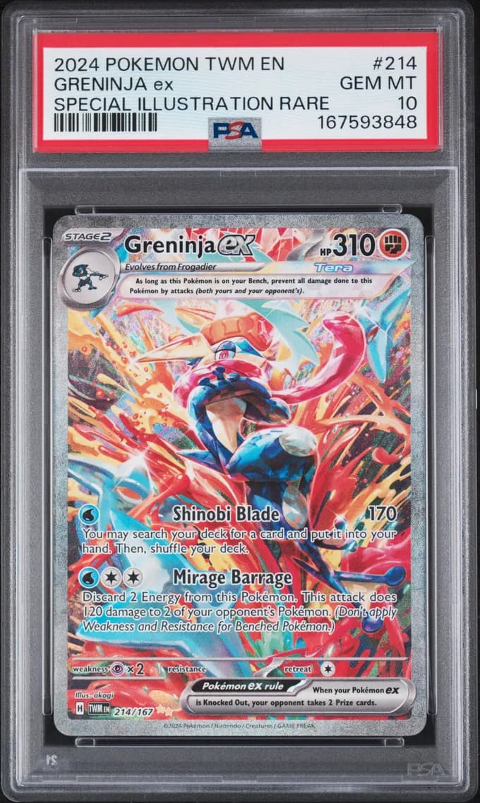 Greninja EX, PSA 10
