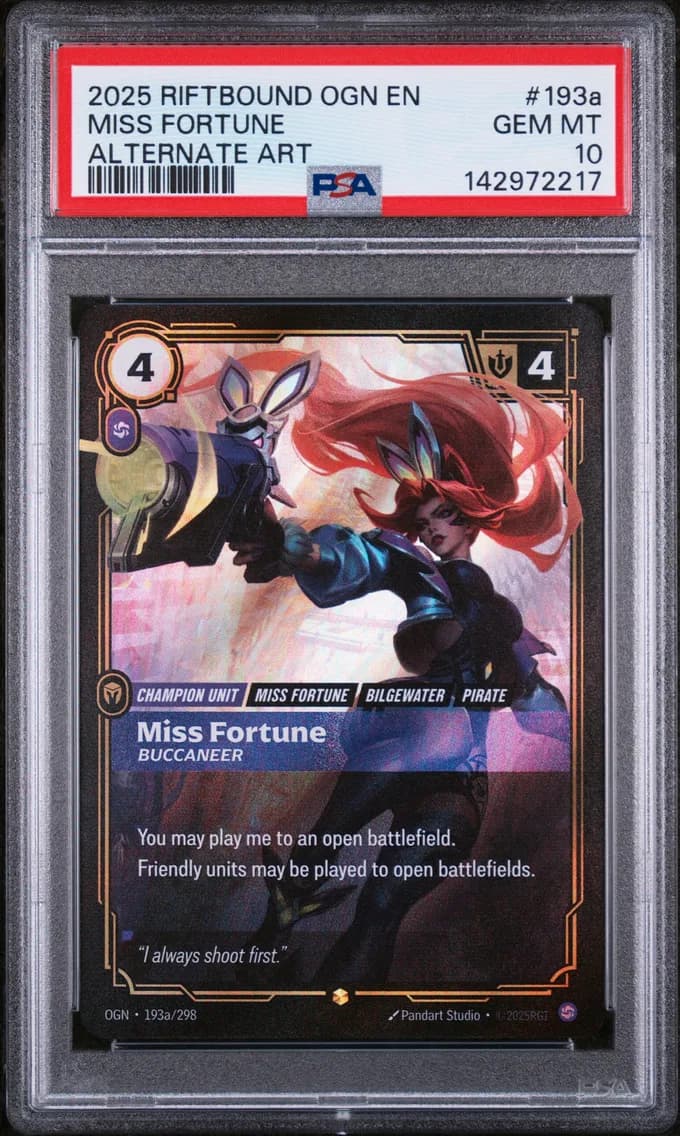 Miss Fortune - Buccaneer, PSA 10