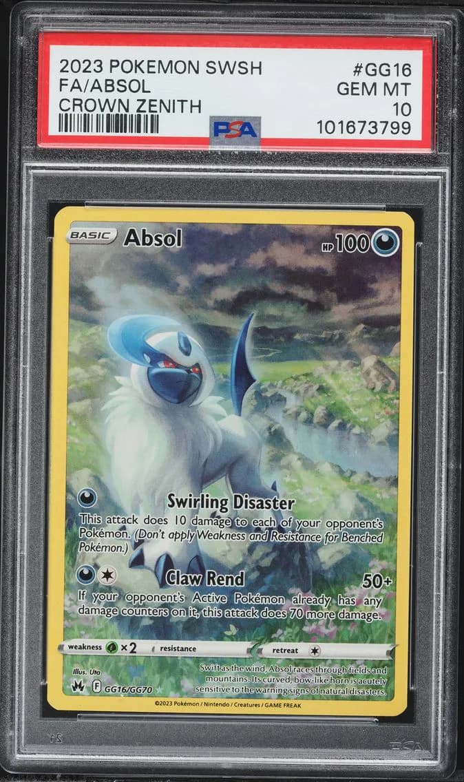 Full Art/Absol, PSA 10