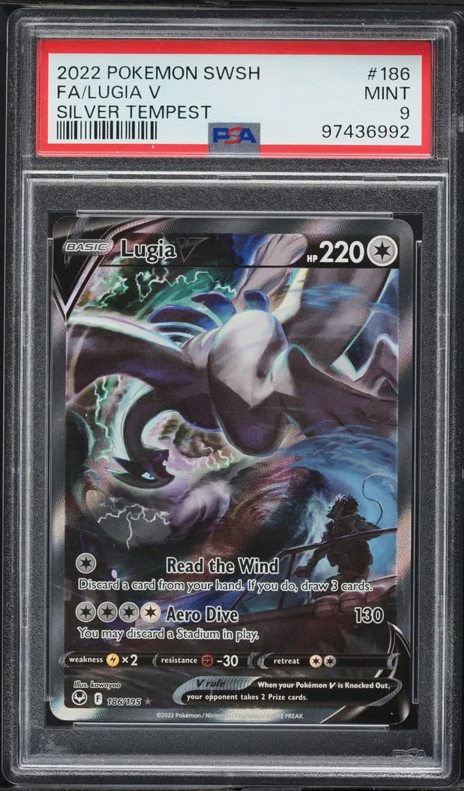 Full Art/Lugia V, PSA 9