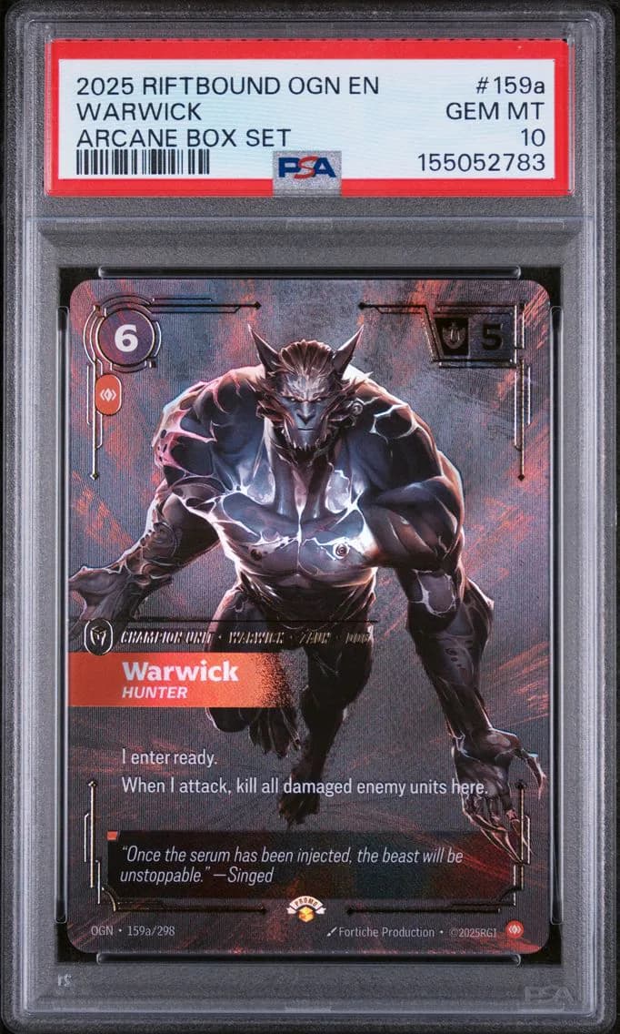 Warwick - Hunter, PSA 10