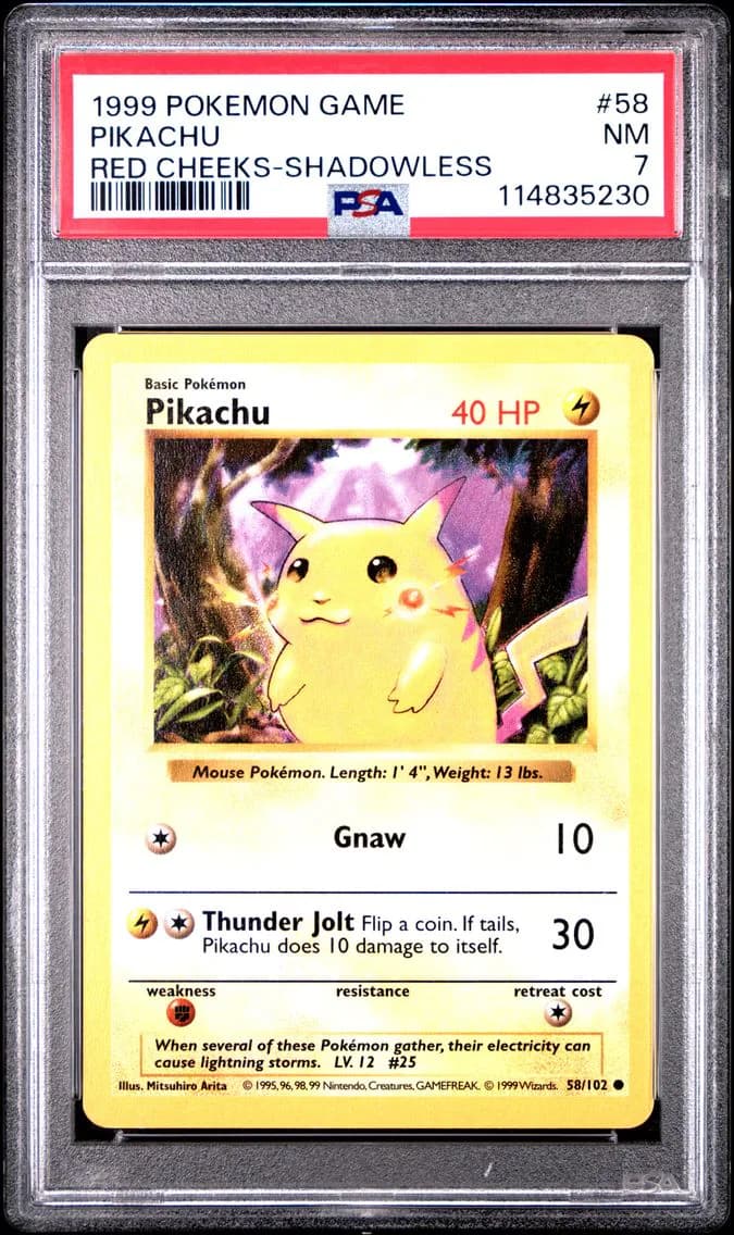 Pikachu, PSA 7
