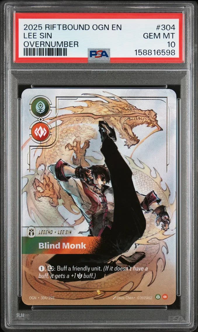 Lee Sin - Blind Monk, PSA 10