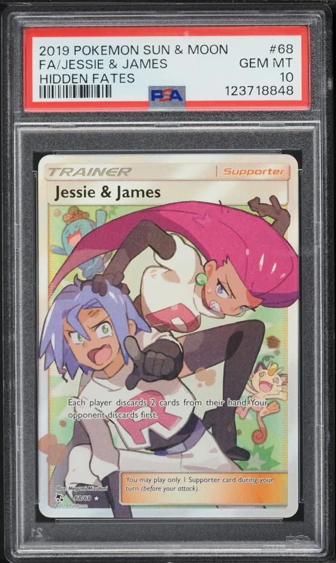 Full Art/Jessie & James, PSA 10