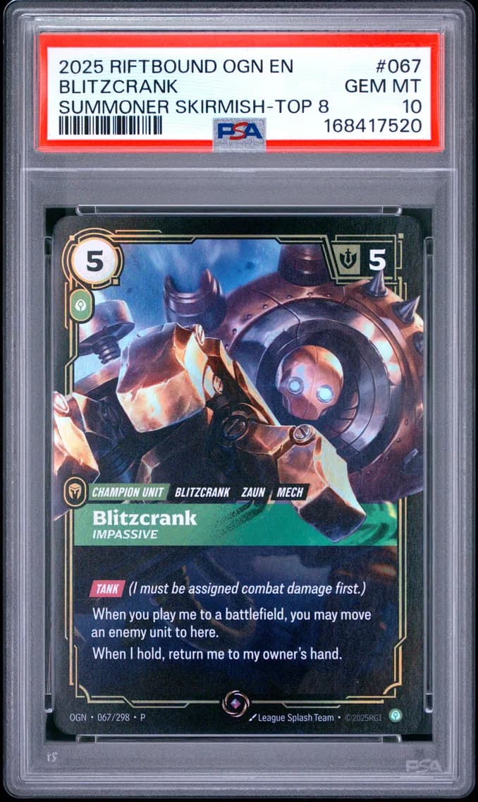 Blitzcrank - Impassive, PSA 10