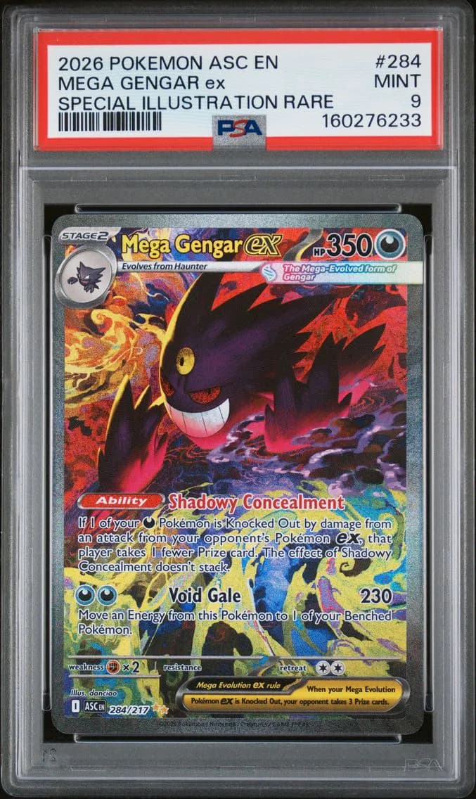 Mega Gengar EX, PSA 9