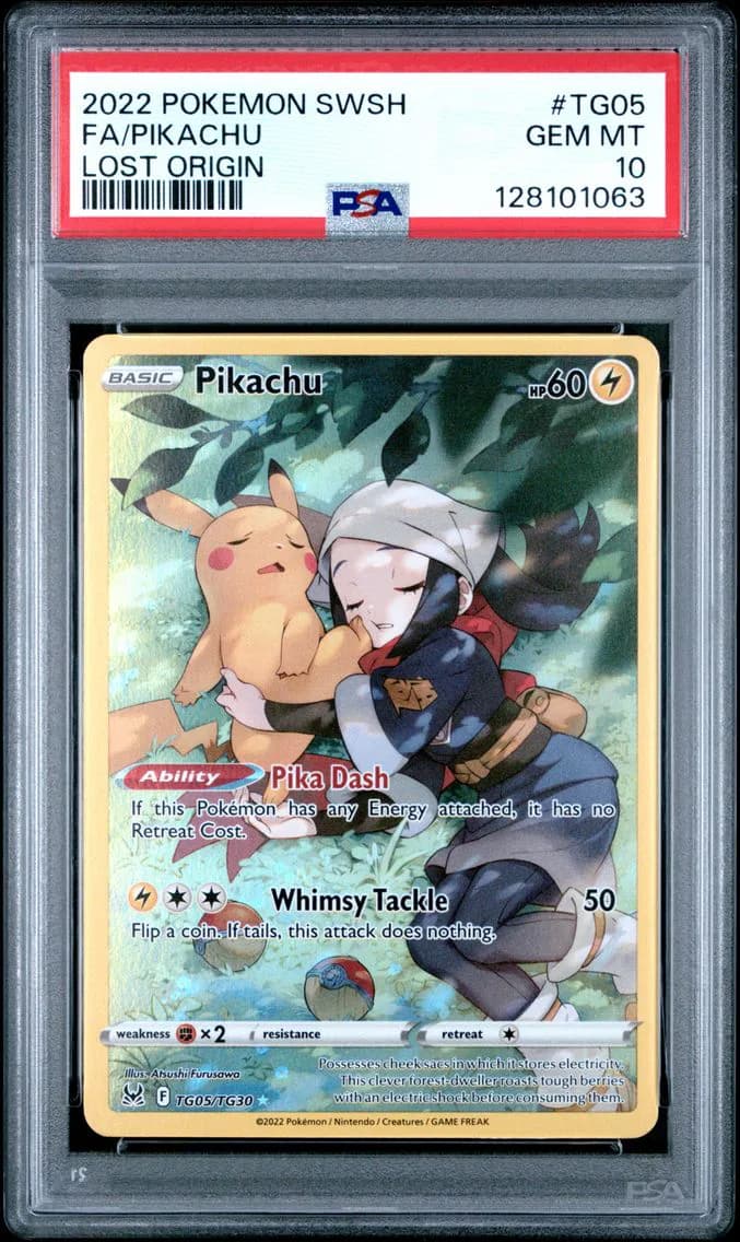 Full Art/Pikachu, PSA 10
