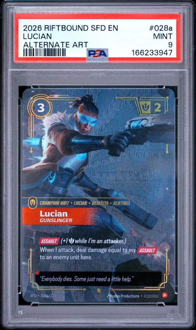 Lucian - Gunslinger, PSA 9