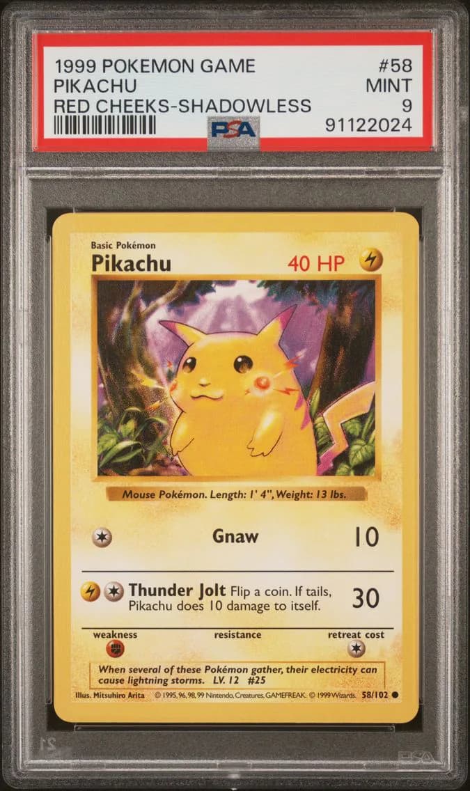 Pikachu, PSA 9