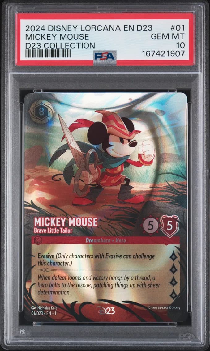 Mickey Mouse - Brave Little Tailor, PSA 10