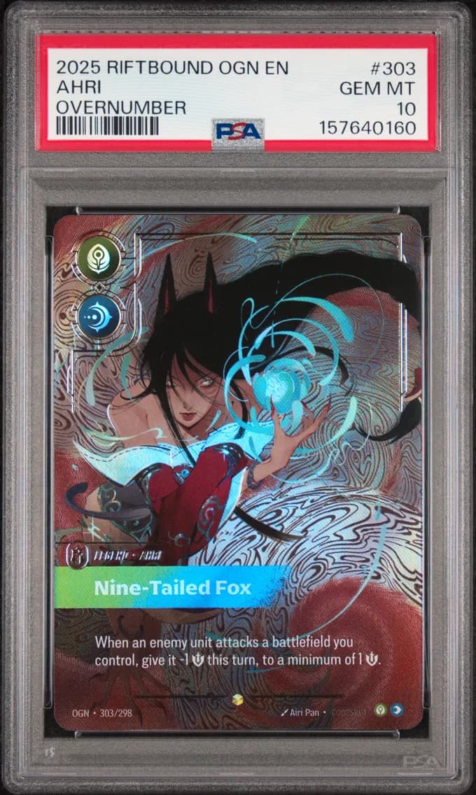 Ahri - Nine-Tailed Fox, PSA 10
