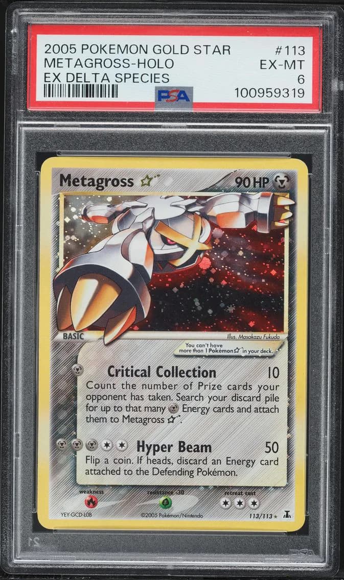 Metagross-Holo, PSA 6