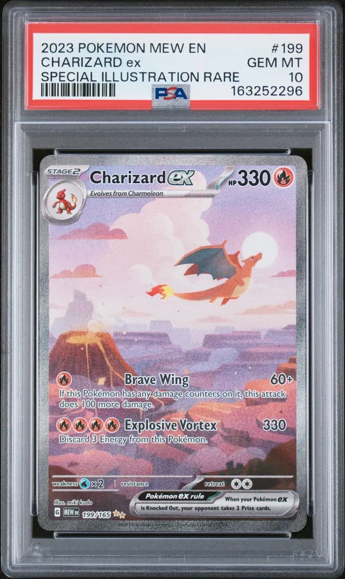 Charizard EX, PSA 10