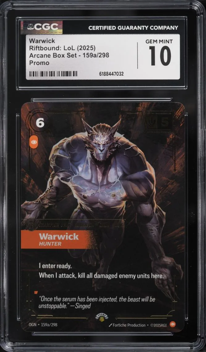 Warwick, CGC 10