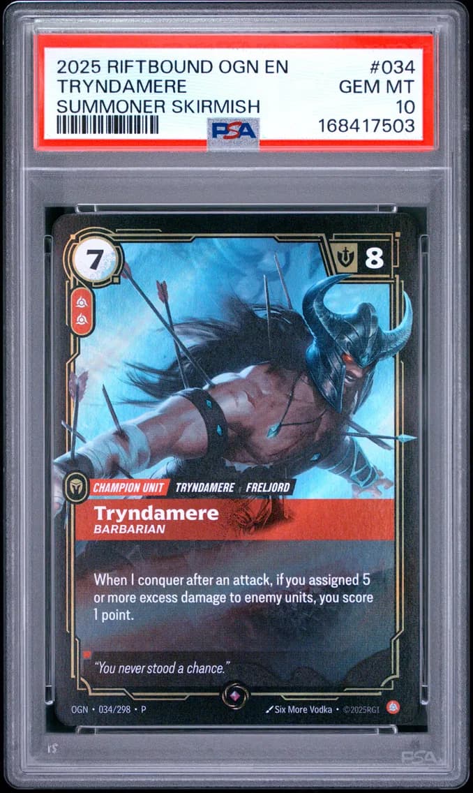 Tryndamere - Barbarian, PSA 10