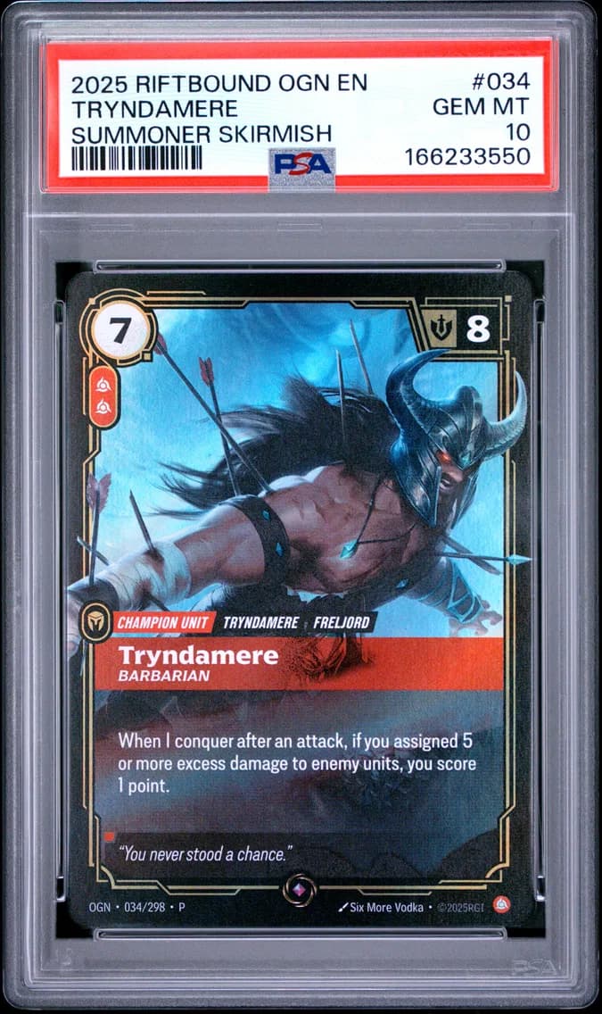 Tryndamere - Barbarian, PSA 10