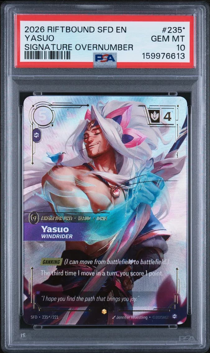 Yasuo - Windrider, PSA 10