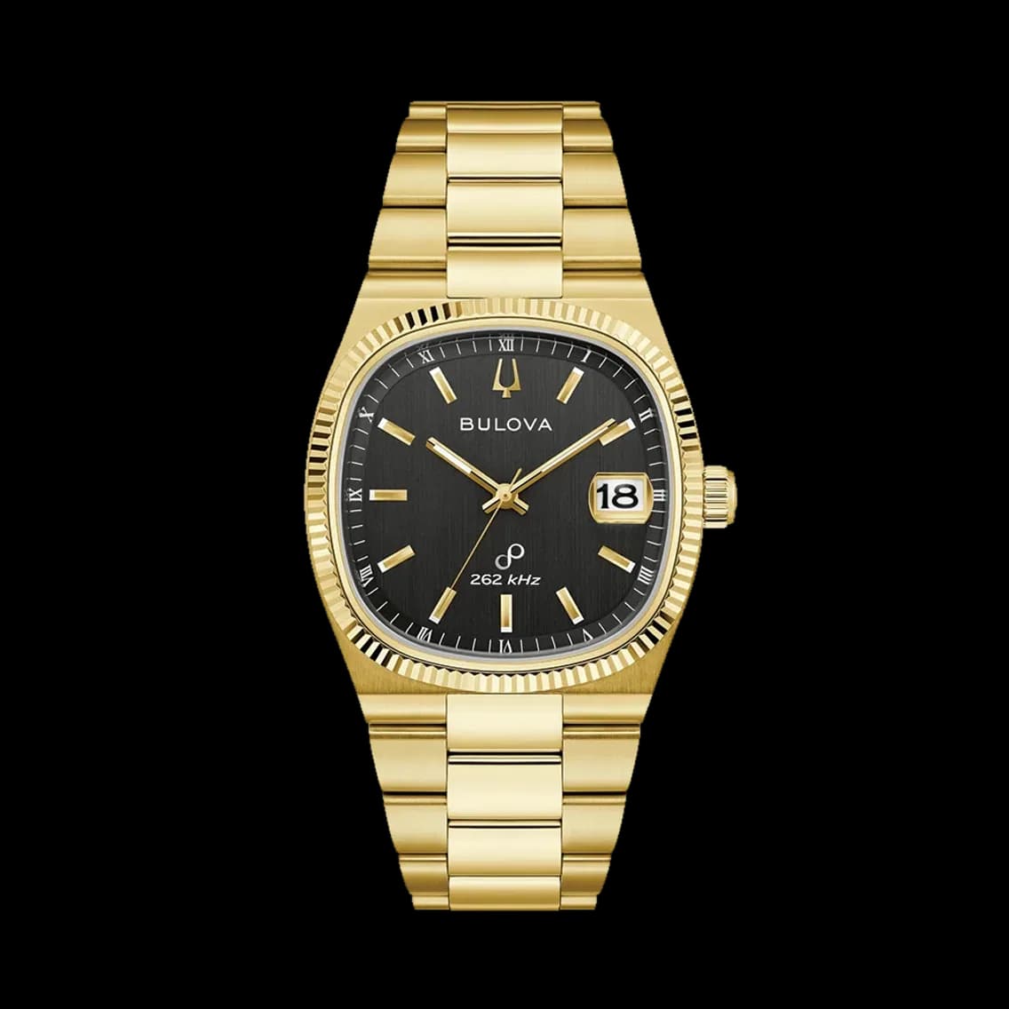 Bulova Super Seville Precisionist Gold-Tone 37.5mm - Black on Bracelet, TEDDY BALDASSARRE 10