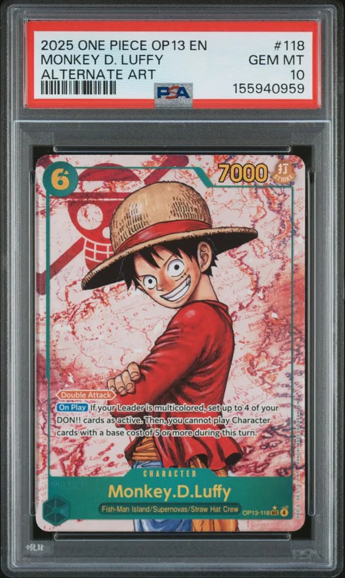 Monkey D. Luffy, PSA 10