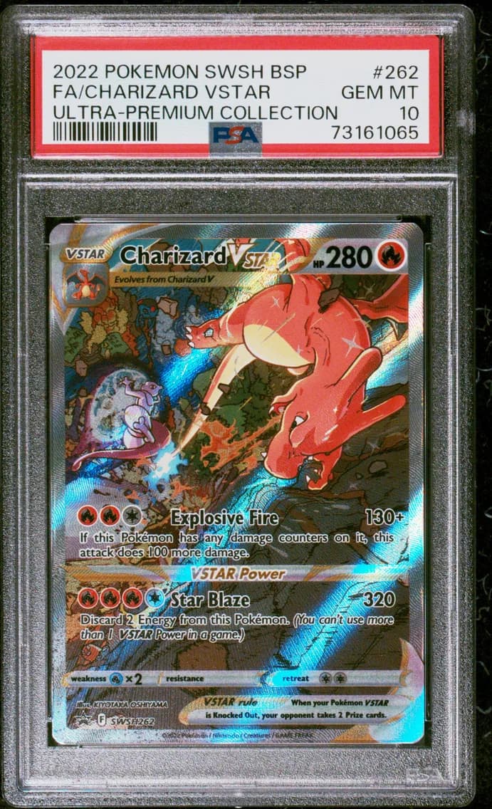 Full Art/Charizard Vstar, PSA 10