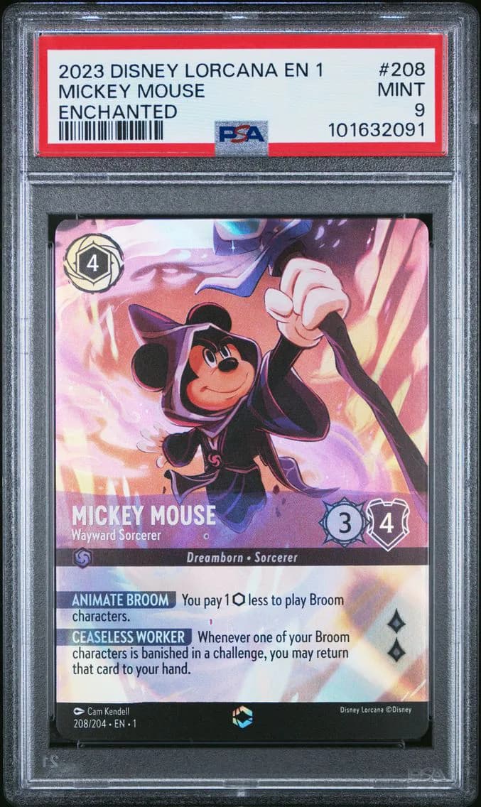 Mickey Mouse - Wayward Sorcerer, PSA 9